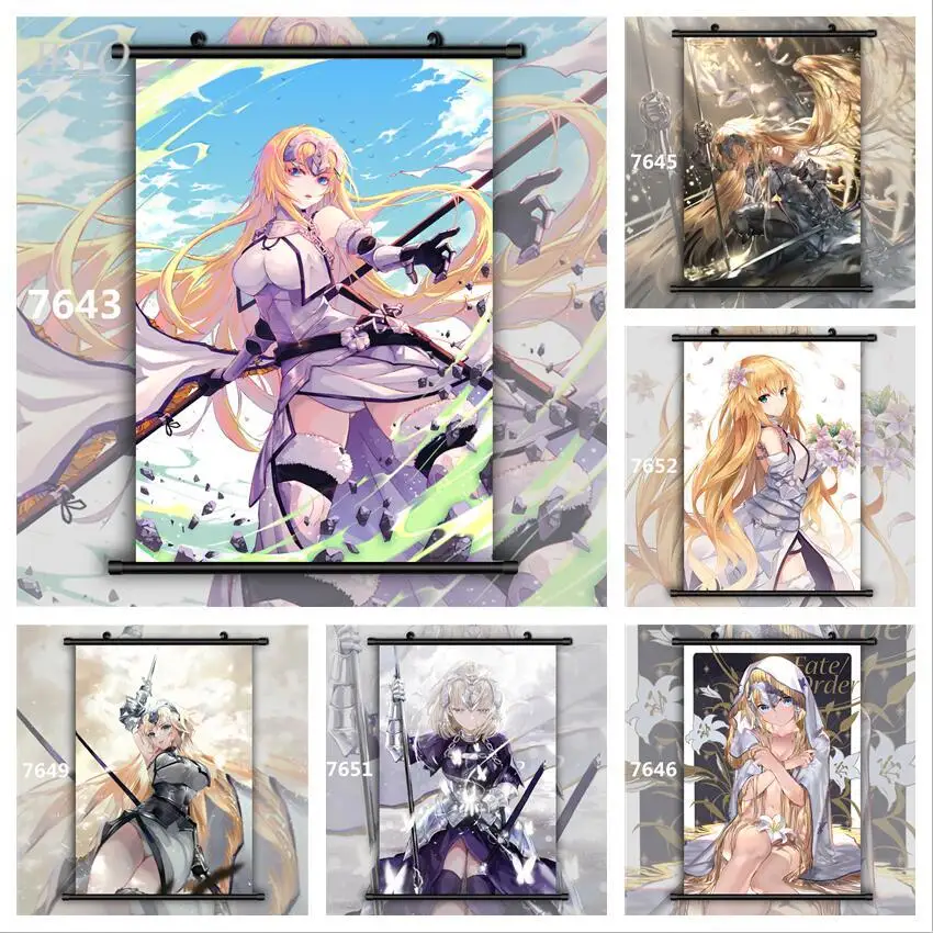 Постеры из аниме Fate Grand Order Apocrypha линейка постеры для декора стен в стиле настенное