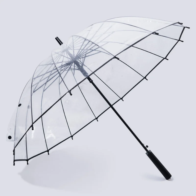 

Parasol Transparent Umbrella Kawaii Beach Business Fashion Designer Umbrella For Women Free Shipping Parasolka Damska Sunshades