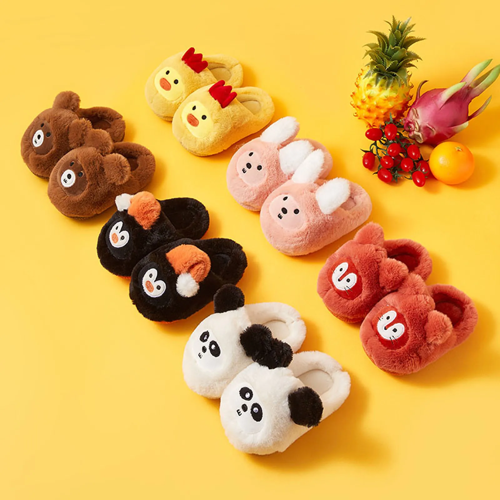 

Toddler Infant Baby Kids Boys Girls Plush Faux Slip On House Slippers With Memory Foam navidad детская одежда boots baby girl