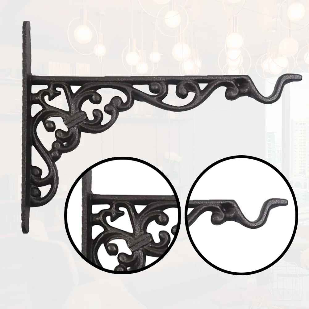 Прочный Крючок для прихожей коридора сада выдолбленные цветочные горшки