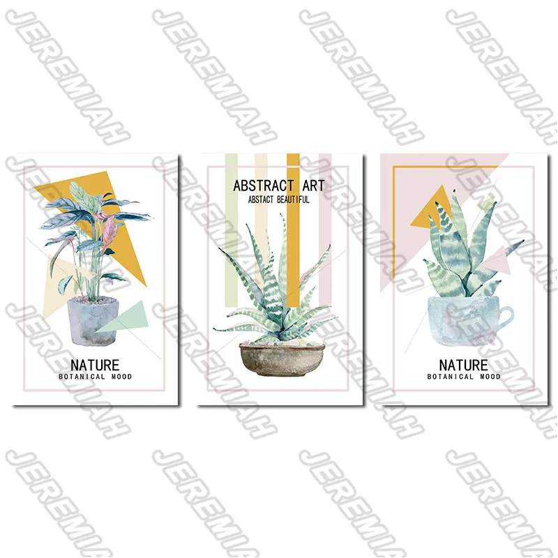

Aloe Poster Nordic Style Wall Art Canvas Waterproof Ink Print Painting Modern Living Room Decoration