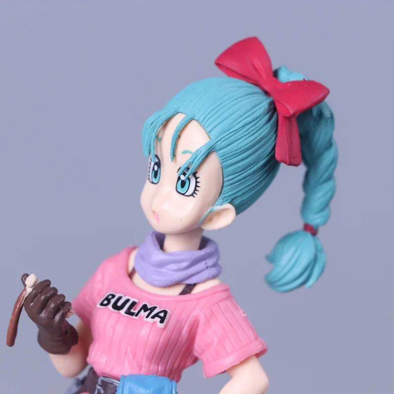 Аниме Dragon Ball Z Bulma розовая юбка для поиска. Фигурка DBZ Гоку друг ПВХ Коллекция Модель 14 см - Цвет: Opp Bag