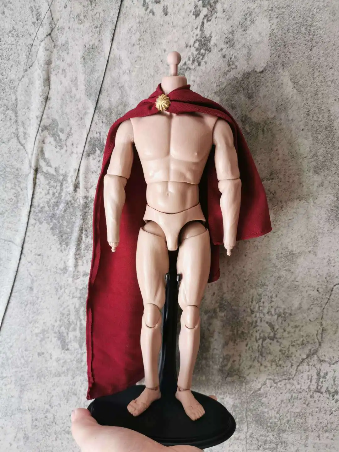 

[Только накидка] фигурка 1:6, аксессуар, красная искусственная накидка для 12-дюймовой мужской и женской куклы