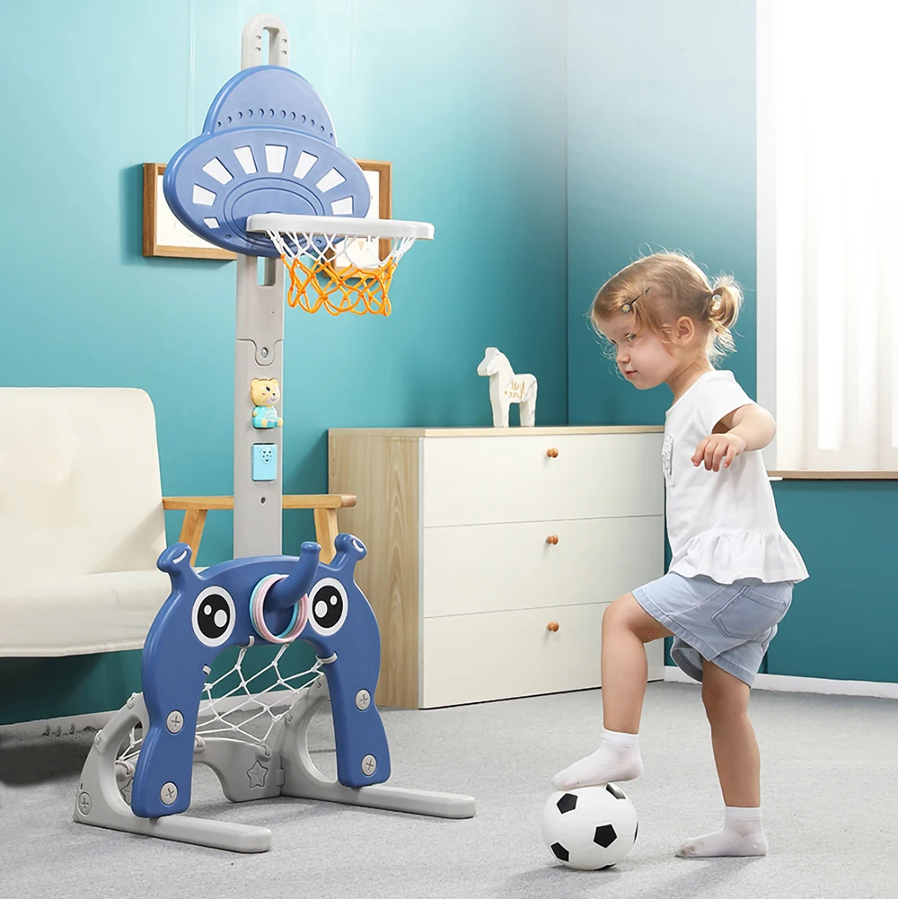 

Крытый 3-в-1 набор игрушек для детей 1-5 лет, баскетбол, футбол и гольф
