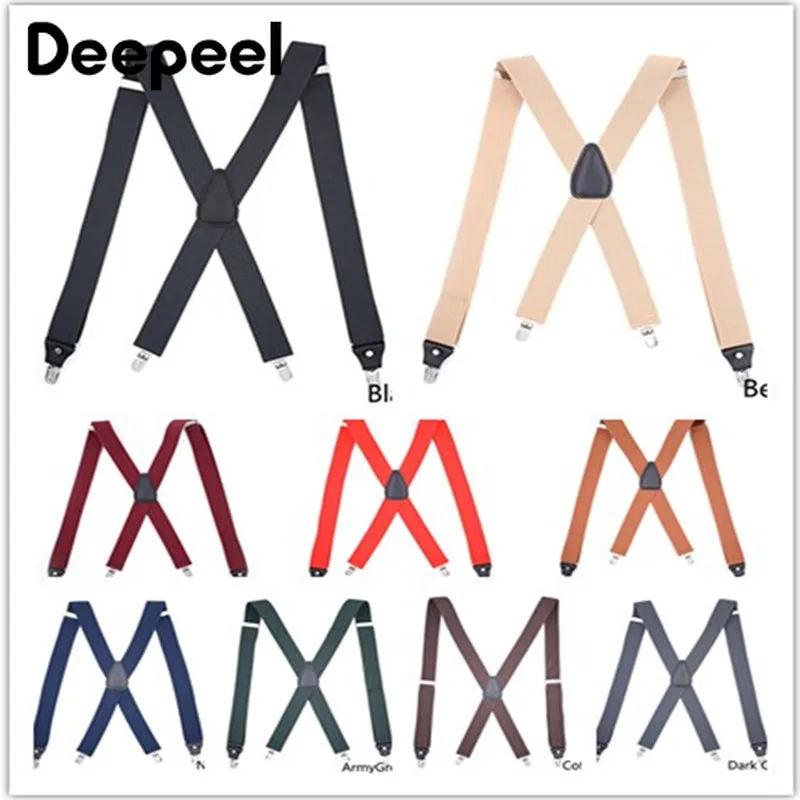 Deepeel 1 шт. 3.5X120cm полиэстер Эластичная лента 4 зажимы регулируемый взрослый