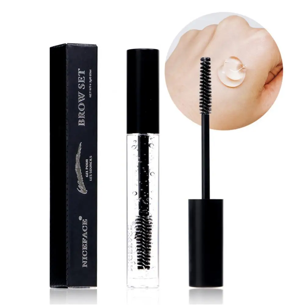 

Горячая Распродажа NICEFACE прозрачный Фиксирующий гель для бровей водостойкий стойкий жидкий Стайлинг ресниц