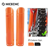 nicecnc lower fork guards cover protector for ktm 125 150 200 250 300 350 400 450 500 xc xcf xcw sx sxf exc excf 2016 2022 parts