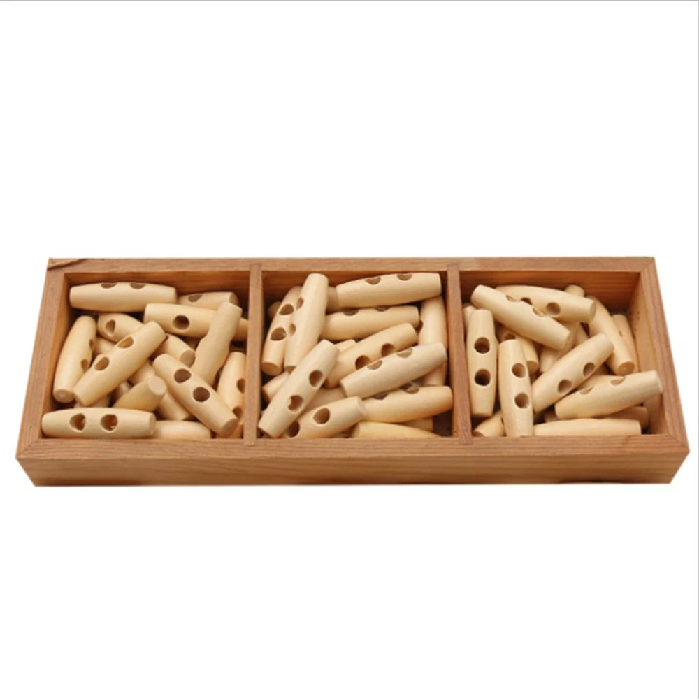 Новинка 1 шт. пуговицы с двумя отверстиями цвет бежевый 3/4/5/6 см|Пуговицы| |