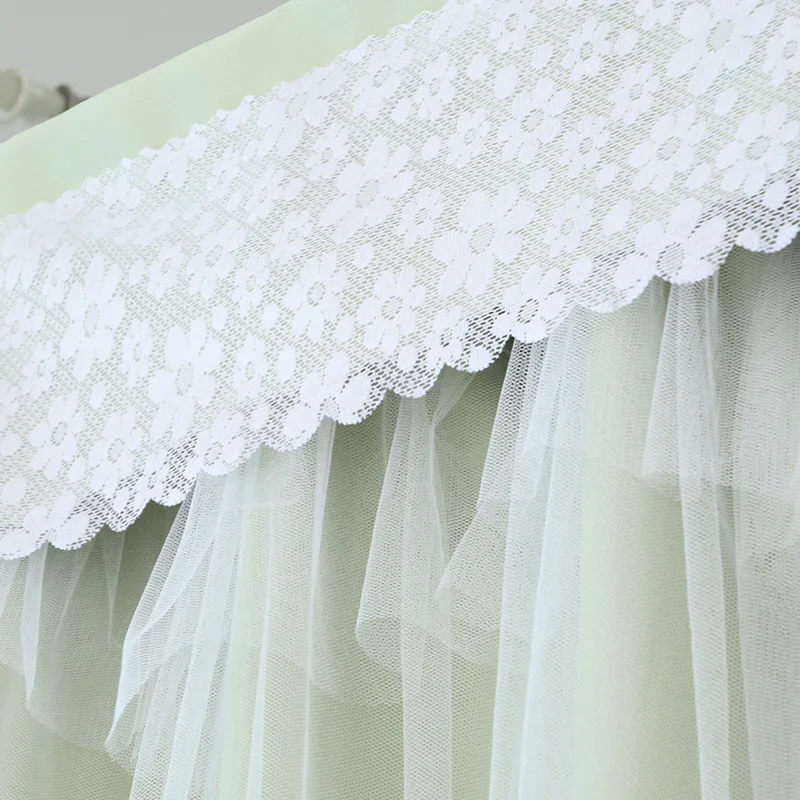 Creen Mosquito Nets Young Girls Bed Curtains Student Dormitory Bedroom Upper Floor Repellent Tent | Дом и сад