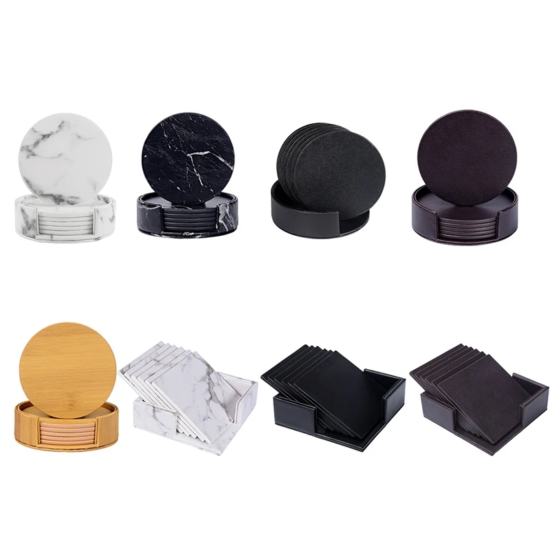 Подставки под кожу для напитков 6 шт./компл.|Коврики и подложки| |