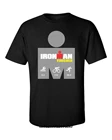 Для мужчин футболка Популярные с принтом Железный человек, Triathlon финишер Runswim смешные футболки новинка футболка Для женщин Для мужчин