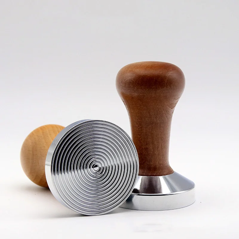 Пищевая 51 мм/58 мм кофемолка деревянная ручка бариста качественная ручная