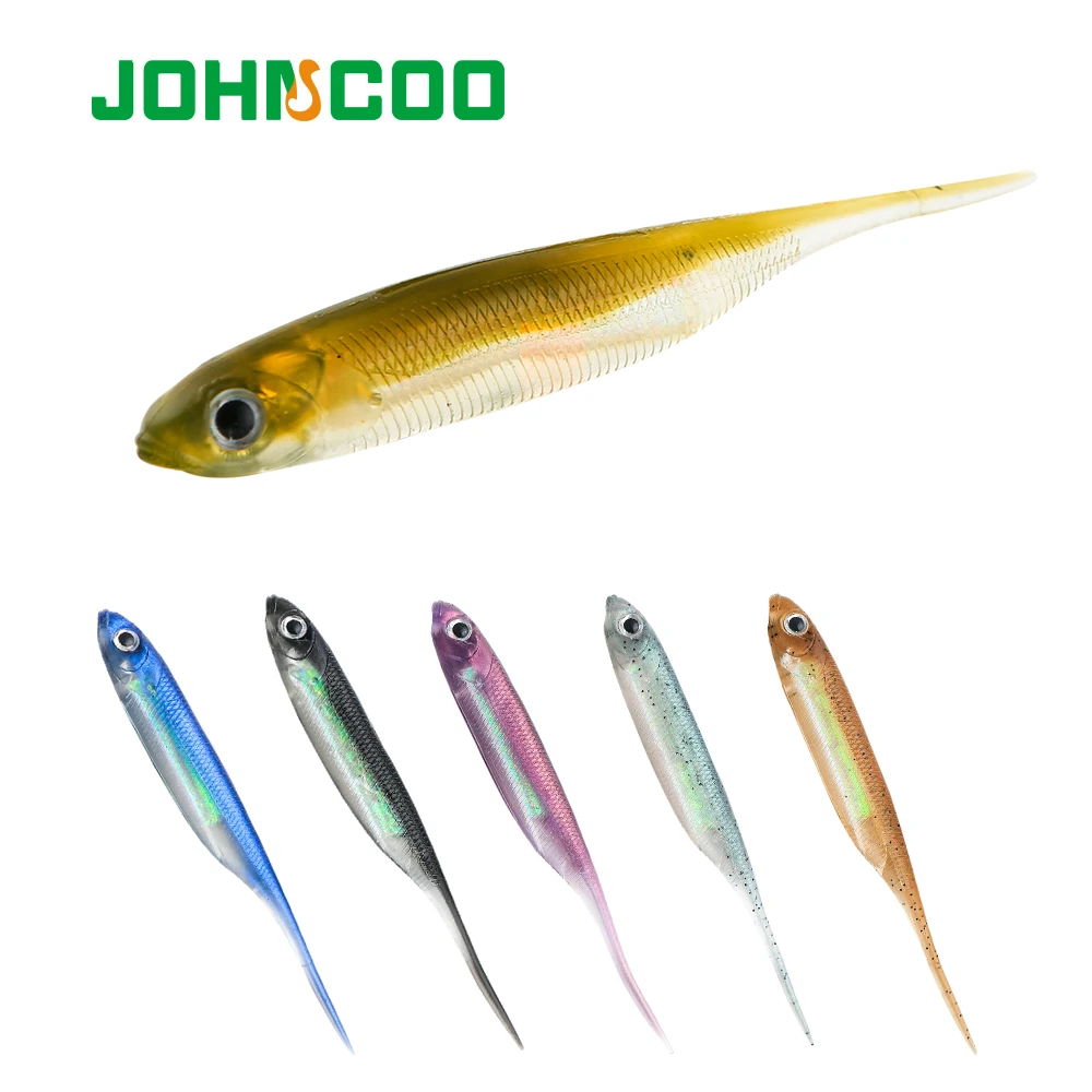 Мягкая приманка JOHNCOO 6 шт. свимбейт с лопастным хвостом мягкая пластиковая Шад 2 7 г