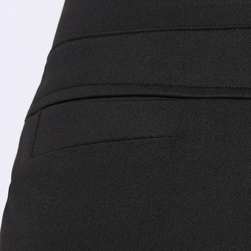 

LJCUIYAO Plus Size Shorts For Women Casual Pockets Elastic Waist Workout Waistband Skinny Feminino Fitness Shorts Hot Sale 4XL