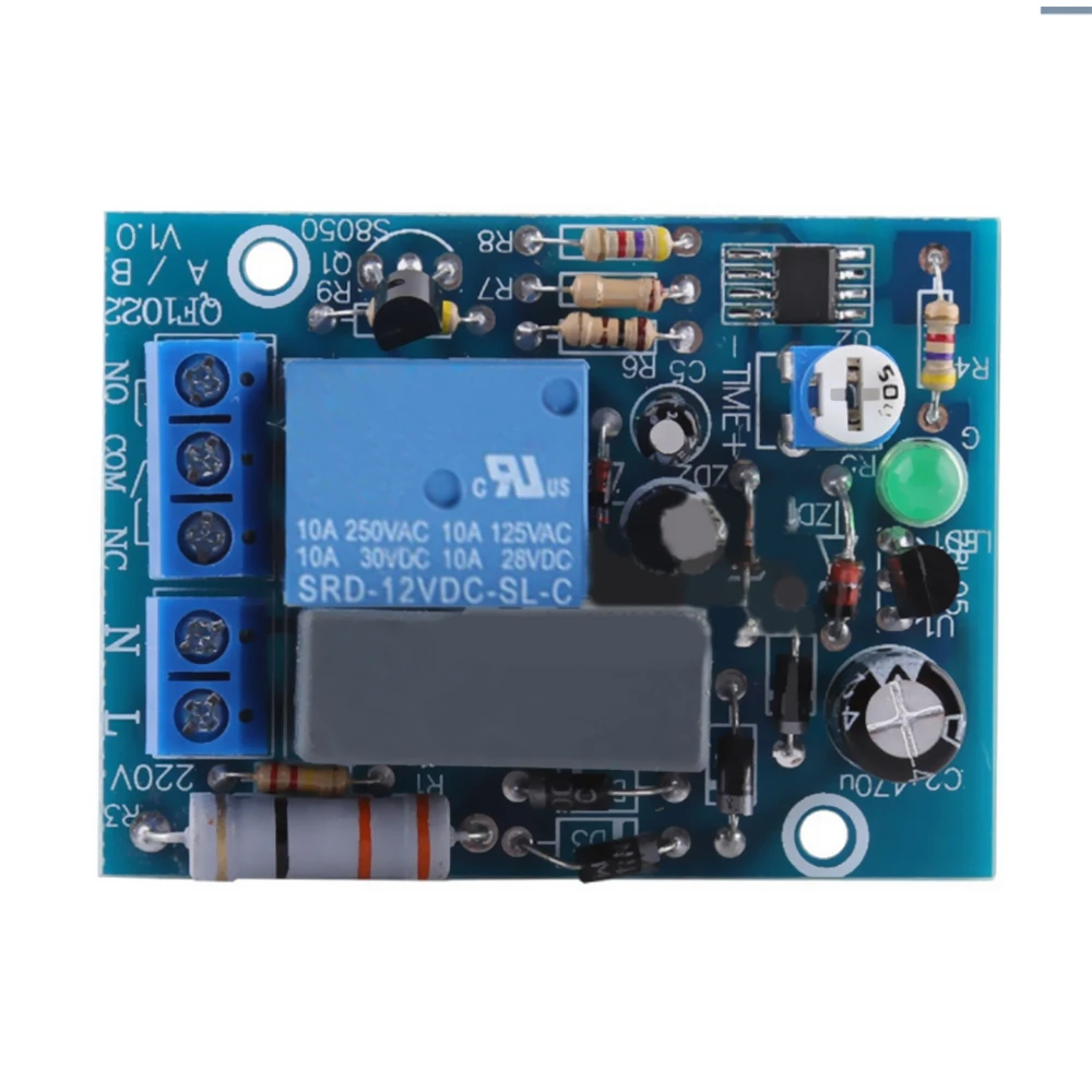 Реле задержки с таймером Регулируемый Модуль переключателя задержкой