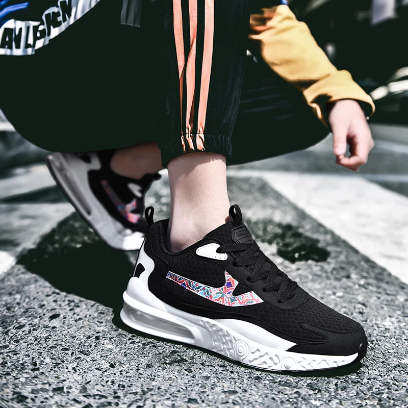 

Mens Shoes Plus Size 46 Men Casual Shoes High Quality Spring Autumn Mesh Air Cushion Sneakers Lightweight Breathable Trainers