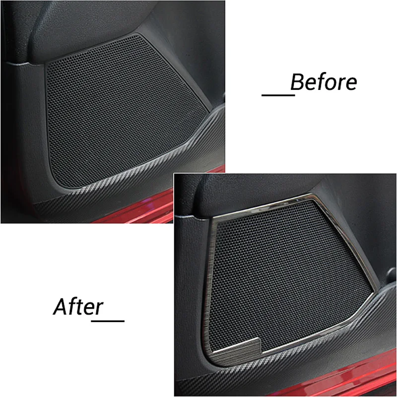 Для Mazda CX 5 CX5 2017 2020 KF двери Динамик звук оснащения Trim декоративный рамки кольцо