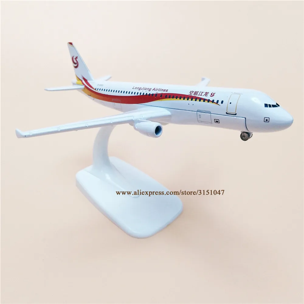 16 см Air China LongJiang A320 аэробус 320 авиакомпании металлический сплав литые модели