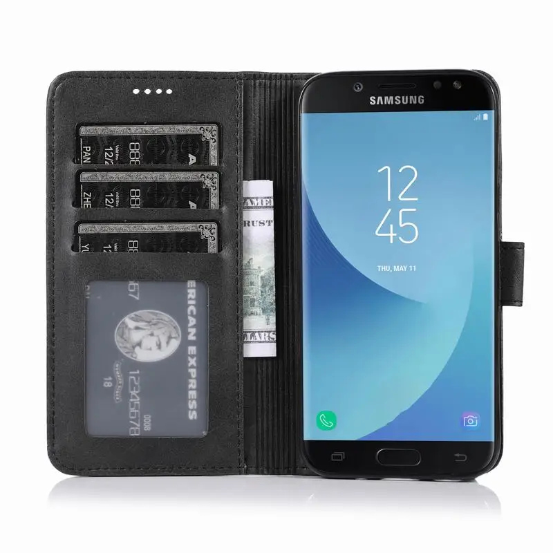 Кожаный чехол кошелек для samsung Galaxy J5 j530, высококачественный телефона чехол на самсунг j5 J 5 530 Etui