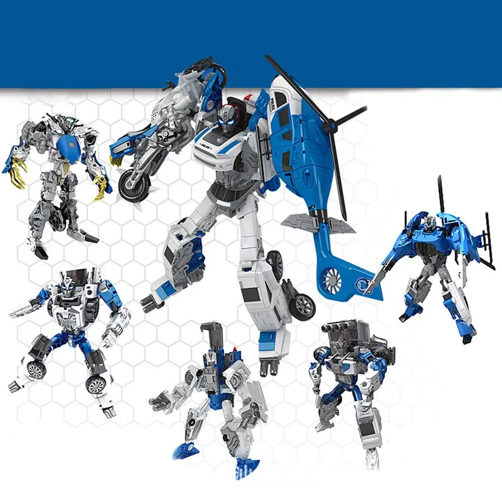 

Deformation Car Robot City Defender Toy 5 IN 1 Transformation Action Figure Model Children Toys Gift