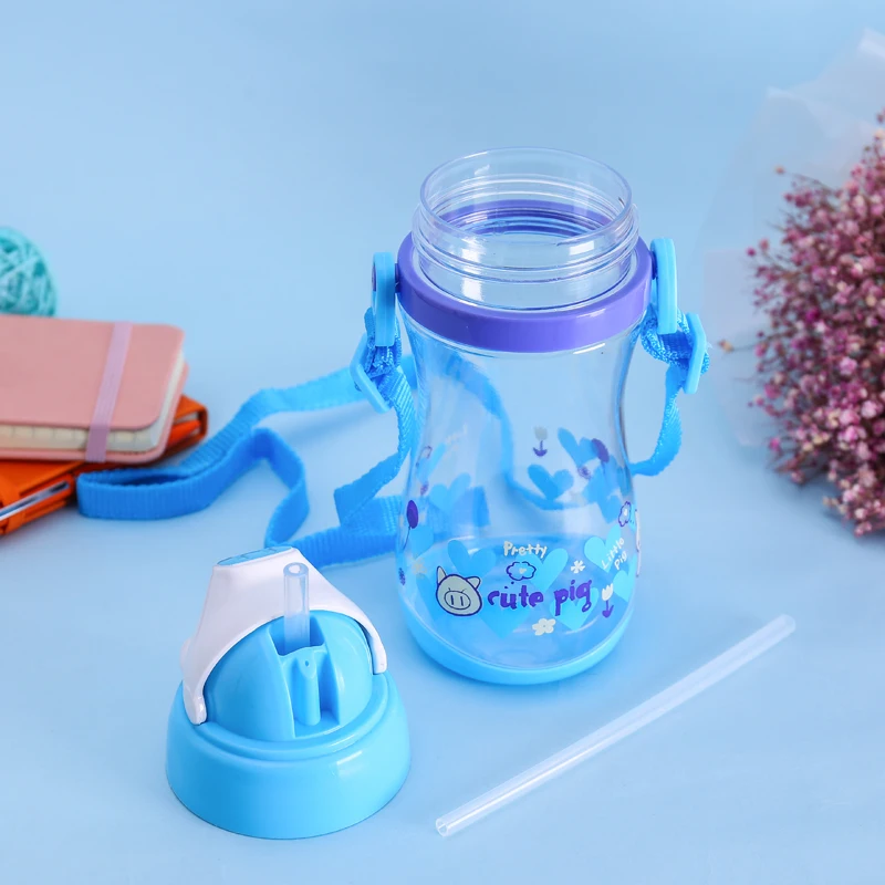 500 мл мультяшная свинья Детская обучающая бутылка для питья детский талреп
