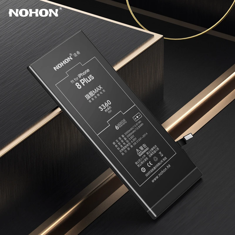 NOHON батарея для Apple iPhone 8 7 6S Plus SE 8Plus 7Plus 6Plus 6splus замена мобильного телефона Batarya литий-полимерная батарея