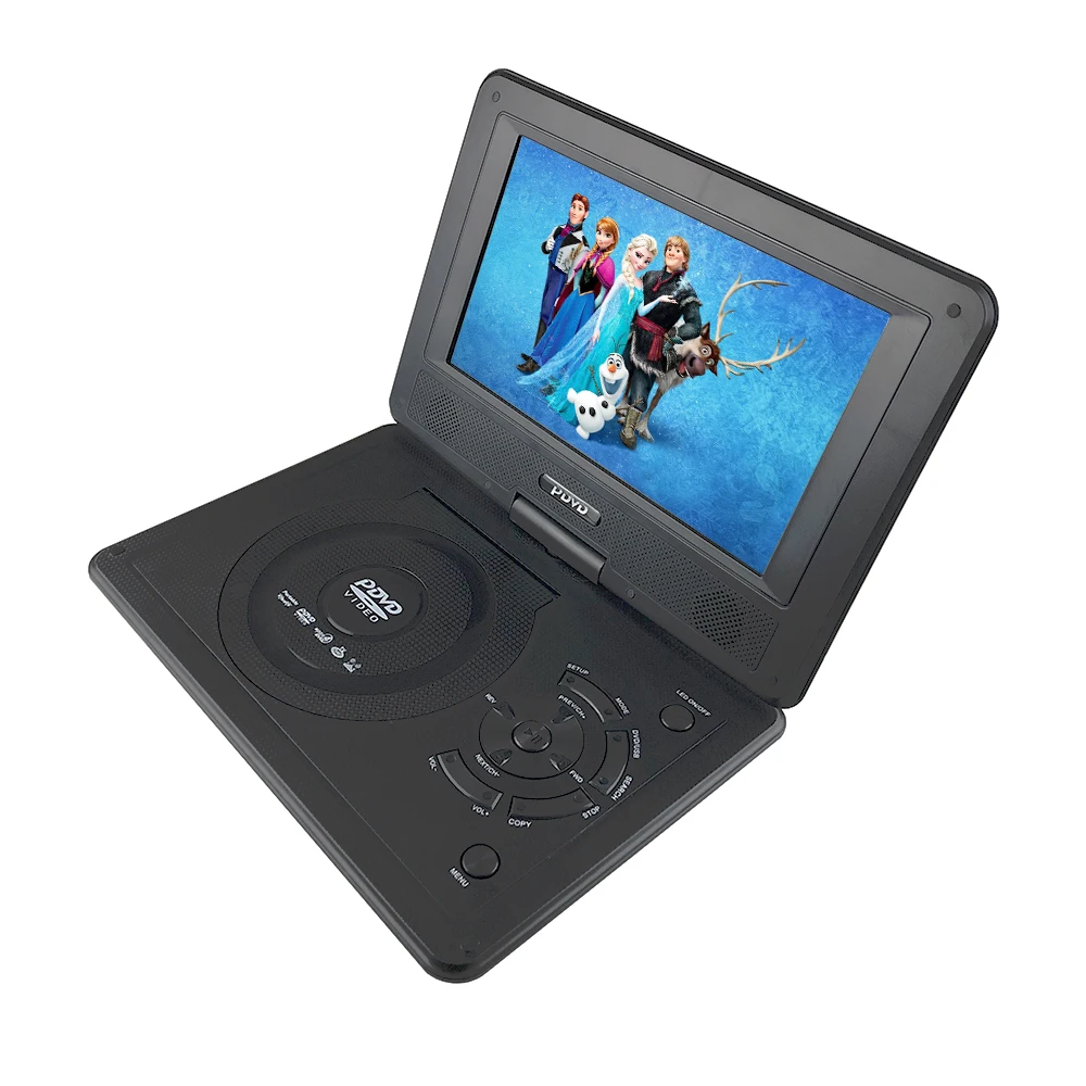 НОВЫЙ 9 8 дюймов Портативный DVD EVD VCD SVCD CD плеер с функцией игры и радио ТВ AV
