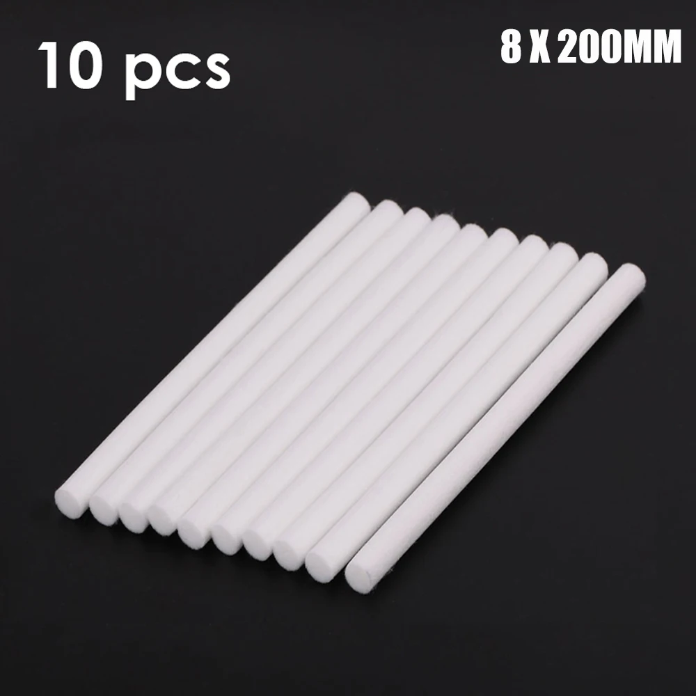 10Pcs/Lots 8MM Humidifier Parts Humidifier Cotton Swab Core Cotton Filter Wicks Humidifier Aroma Diffuser Replacement