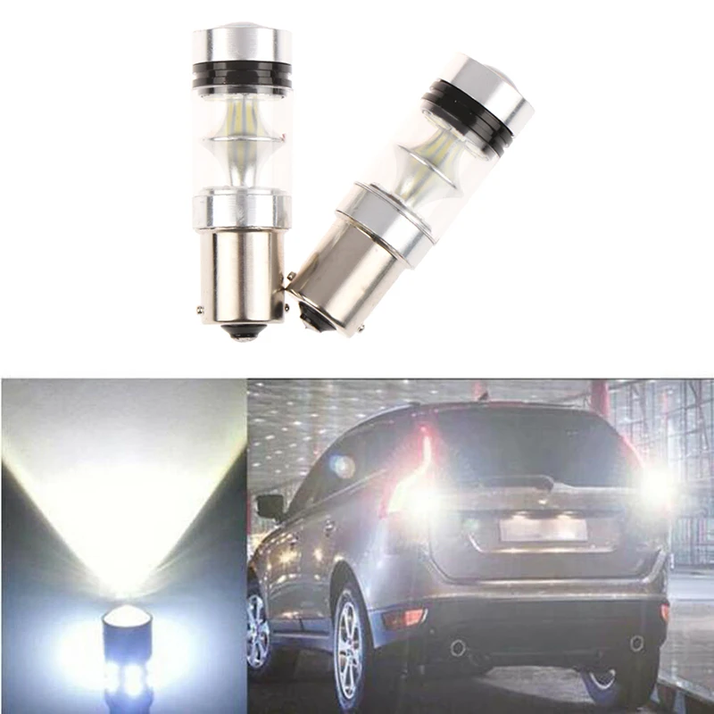 

2 шт. P21W BA15s 1156 светодиодный Canbus светодиодный фонарь заднего хода светильник автоматический обратный резервный лампы для BMW Hyundai Мазда Форд Н...