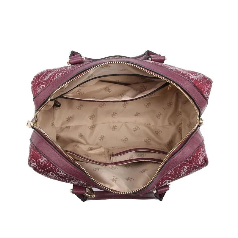 

Quality Splite Leather Boston Bag for Women 2021 New Fashion Single Shoulder Messenger Bucket Bags Designer Purse Travel Baggage