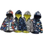 Новая зимняя детская куртка с длинным рукавом, мягкая флисовая толстовка, куртка для мальчиков и девочек, теплые пальто, детская одежда, мультяшная одежда