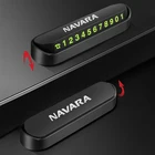 Автомобильный временный стоп-сигнал, парковочная карта, телефонный номер, карта-табличка для Nissan Navara d40 d22 d23 np300, аксессуары для автостайлинга