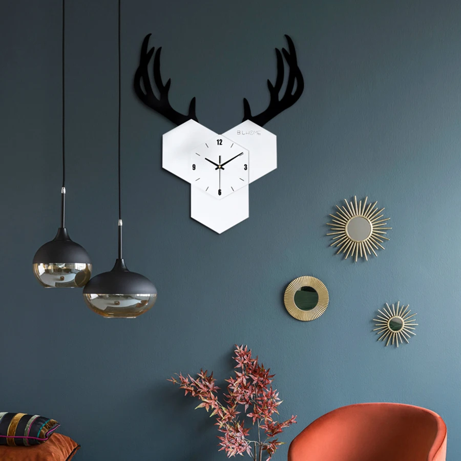 Художественные креативные настенные часы современный дизайн скандинавские
