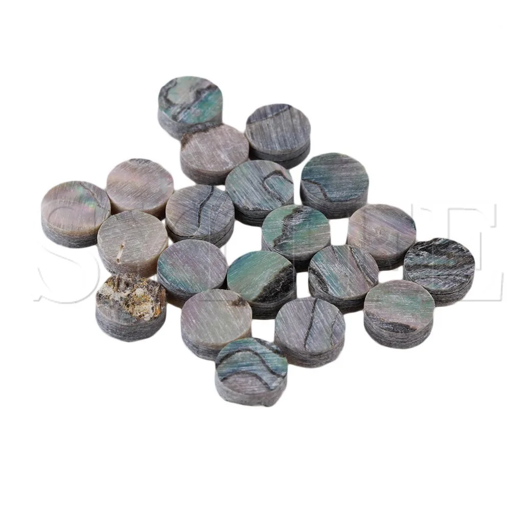 Generic Green Abalone Inlay Guitar Dots 5 мм Упаковка из 20 | Спорт и развлечения