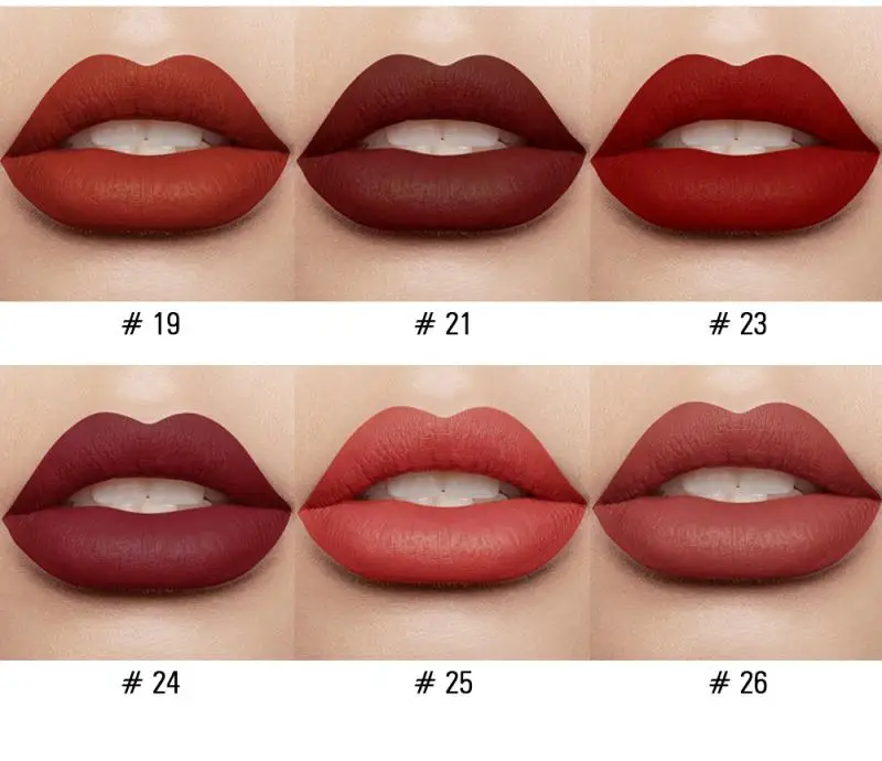 

SACE LADY 3/6pcs Lip Glaze Set Matte Long lasting bright Liquid Lipstick Sexy Plumping Waterproof Non-sticking Lip Gloss TSLM1