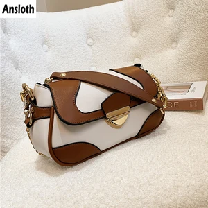 Маленькие сумки Ansloth в стиле ретро для женщин, дизайнерские брендовые сумки на цепочке, роскошные сумки через плечо, новинка 2021, модная женская сумка HPS1055