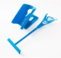 new blue sock slider aid easy on off sock helper kit shoe horn pain free no bending shoe horn for pregnancy dressing aids tools