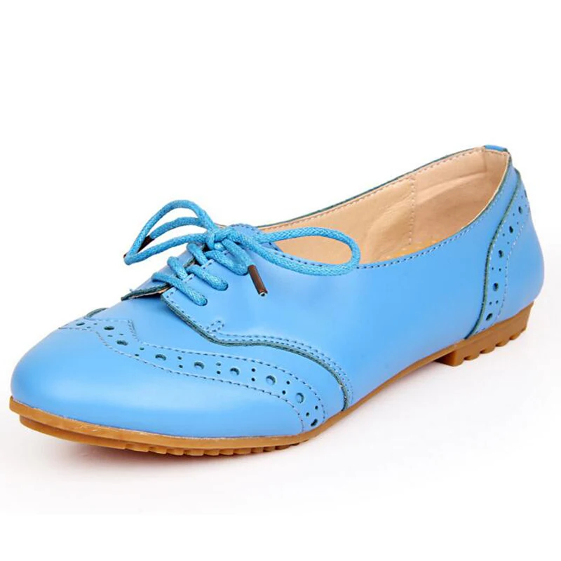 COVOYYAR 2021 винтажные женские туфли оксфорды на плоской подошве с вырезами весну