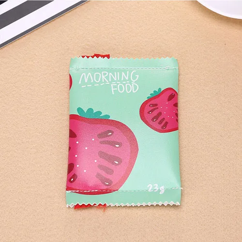 16 Creative PU Leather Square Cartoon Cookie Bear Coin Purse Korean Style Cute Cartoon Animal Prints Coin Bag Unisex Wallet&Holder - Цвет: 16