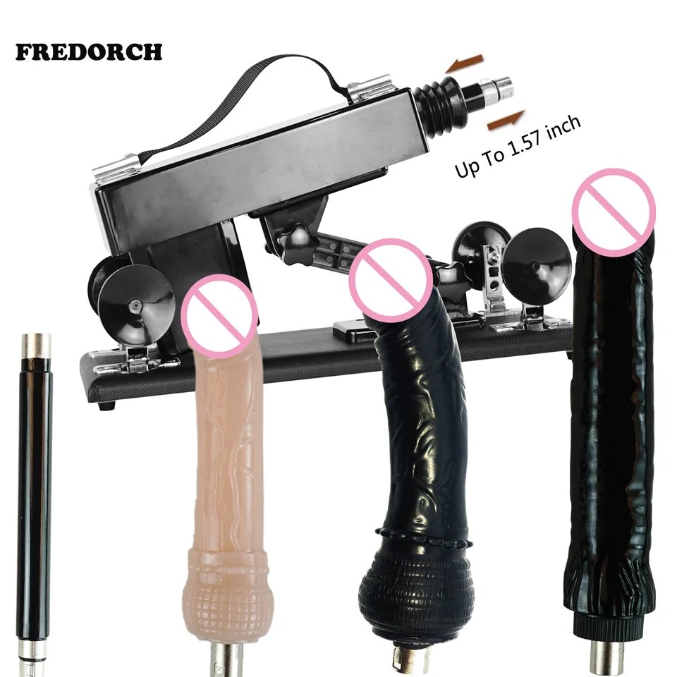 Fredorch автоматический вибартор секс-машина с большой черный дилдо взрослые