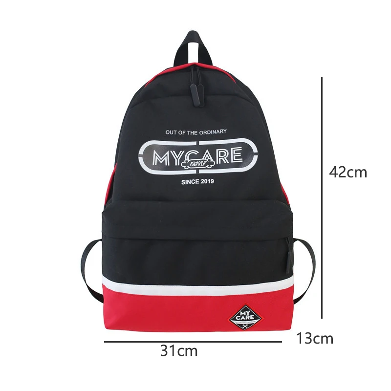 Рюкзак женский из ткани Оксфорд Модный крутой ранец в стиле пэчворк для школы