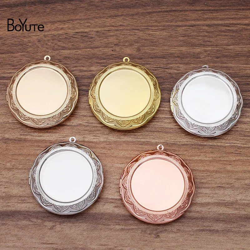 

BoYuTe (5 шт./лот) 45*10 мм большой металлический медальон подходит для 30 мм кабошон пустой медальон Подвеска База оптовая продажа