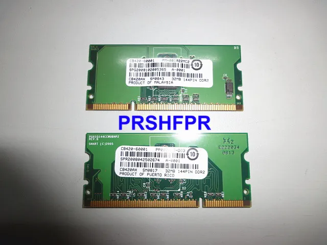 CB420 60001 67951 флэш карта памяти 32 Мб 144 Pin DDR2 DIMM для hp LaserJet P3005 P2015 2014 M2727 CP1515 1518 P2055
