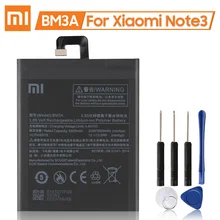 100% Original Xiaomi BM3A Replacement Battery For Xiaomi Mi Note 3 Mi Note3 3300mAh Large Capacity Phone Battery Free Tools