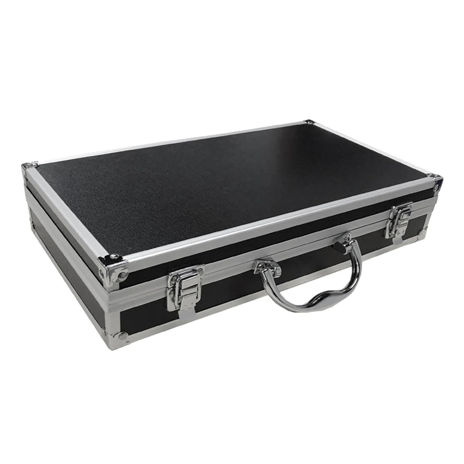 Microphone Carrying Case Storage Toolbox Mic Foam Suitcase Impact Resistant Compartment Sound Card Aluminum Box | Электроника