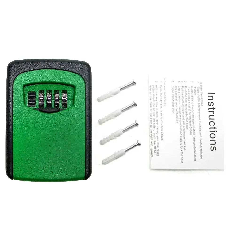 Наружный высокобезопасный настенный Сейф для ключей сейф кодов хранилище 4 чехол