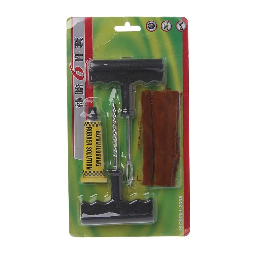 

Auto Car Tubeless Tyre Puncture Plug Tire Repair Motorcycle Bike Cement Tool Kit