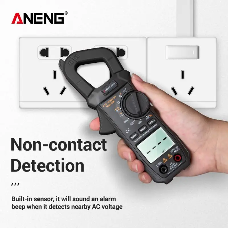 ANENG ST210 Digital Clamp Multimeter Profesional Multimetro Auto DC/AC Volt Current Capacitor Ohm HZ NCV Tester Meter Voltmeter