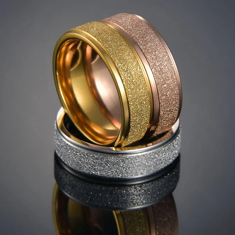 Качественные модные простые женские кольца из нержавеющей стали 2 мм 4 6 ширина