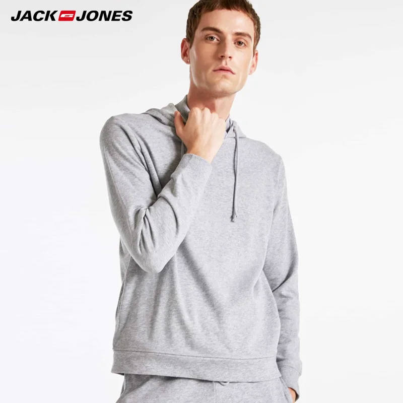 Мужская толстовка с капюшоном Jack Jones осенняя тонкая Толстовка на шнурке 2183HE506 |